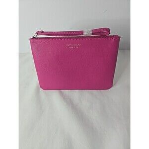 Kate Spade Keaton Pouch Wristlet Dark Magenta
